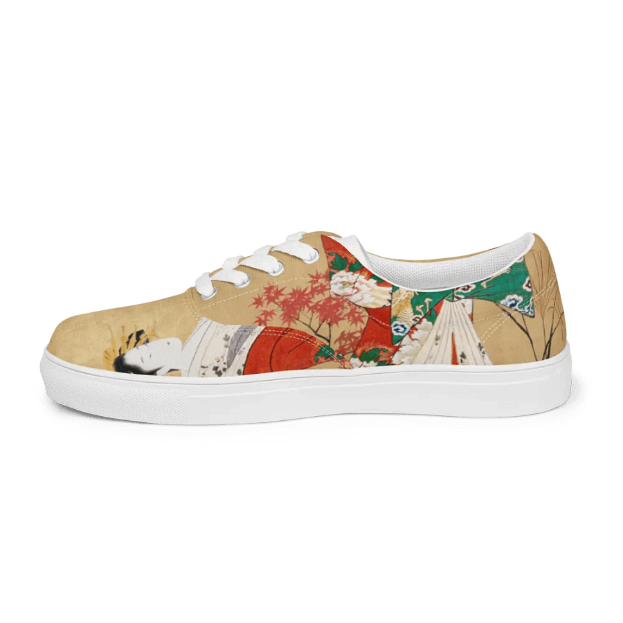 Autumn Serenity Lace-Up Canvas Shoes product image (8)