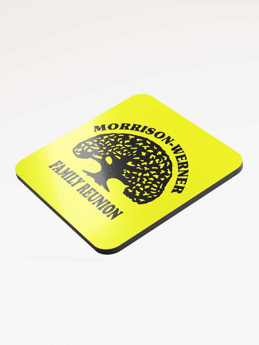 "Morrison-Werner Tree" Drink Coaster (Yellow) product image (4)