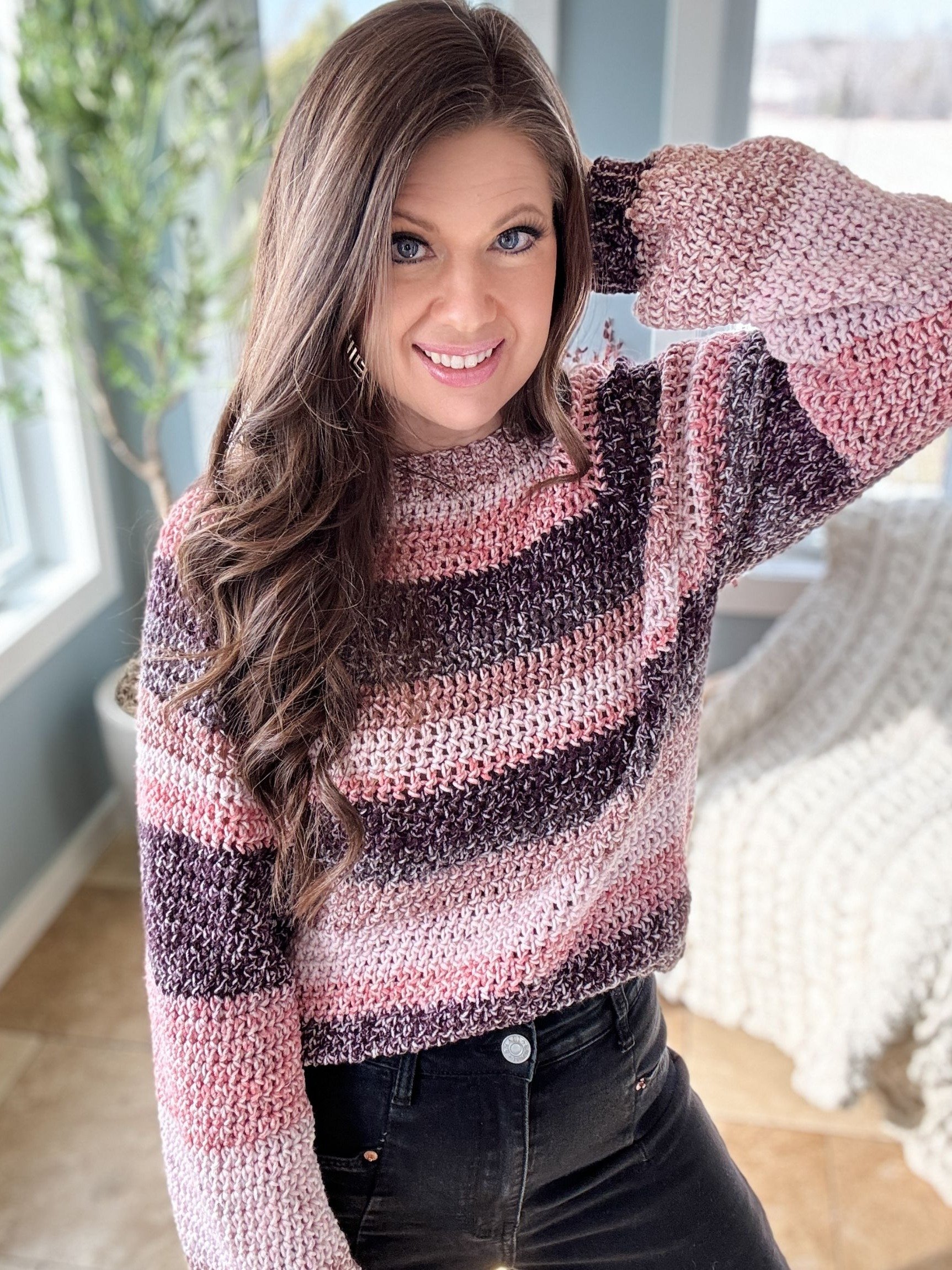 Athabasca Falls Pullover Crochet Pattern product image (10)