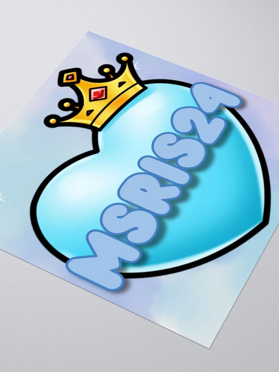 Crown Heart Sticker product image (3)
