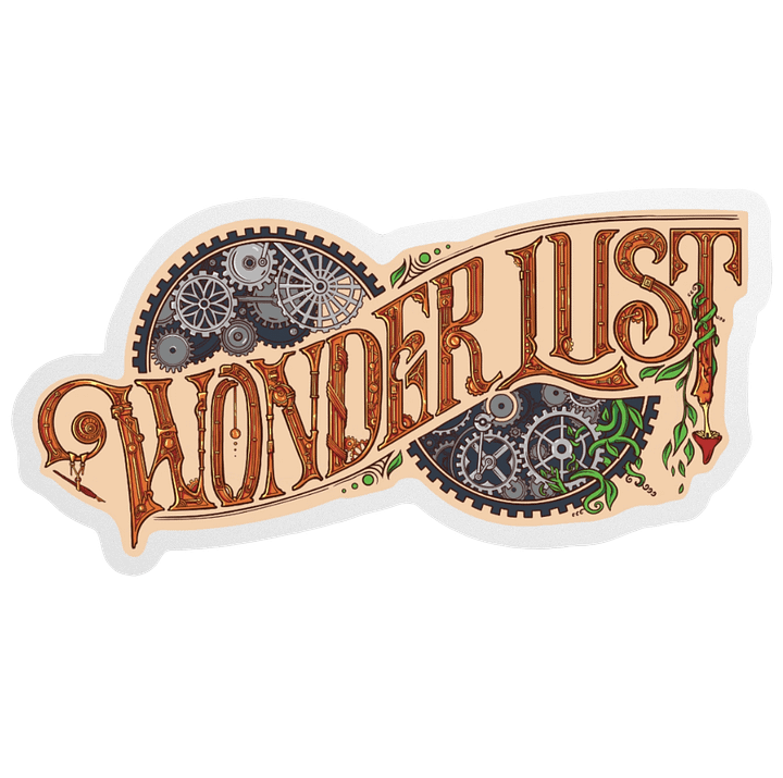 Wonderlust Sticker Logo product image (1)