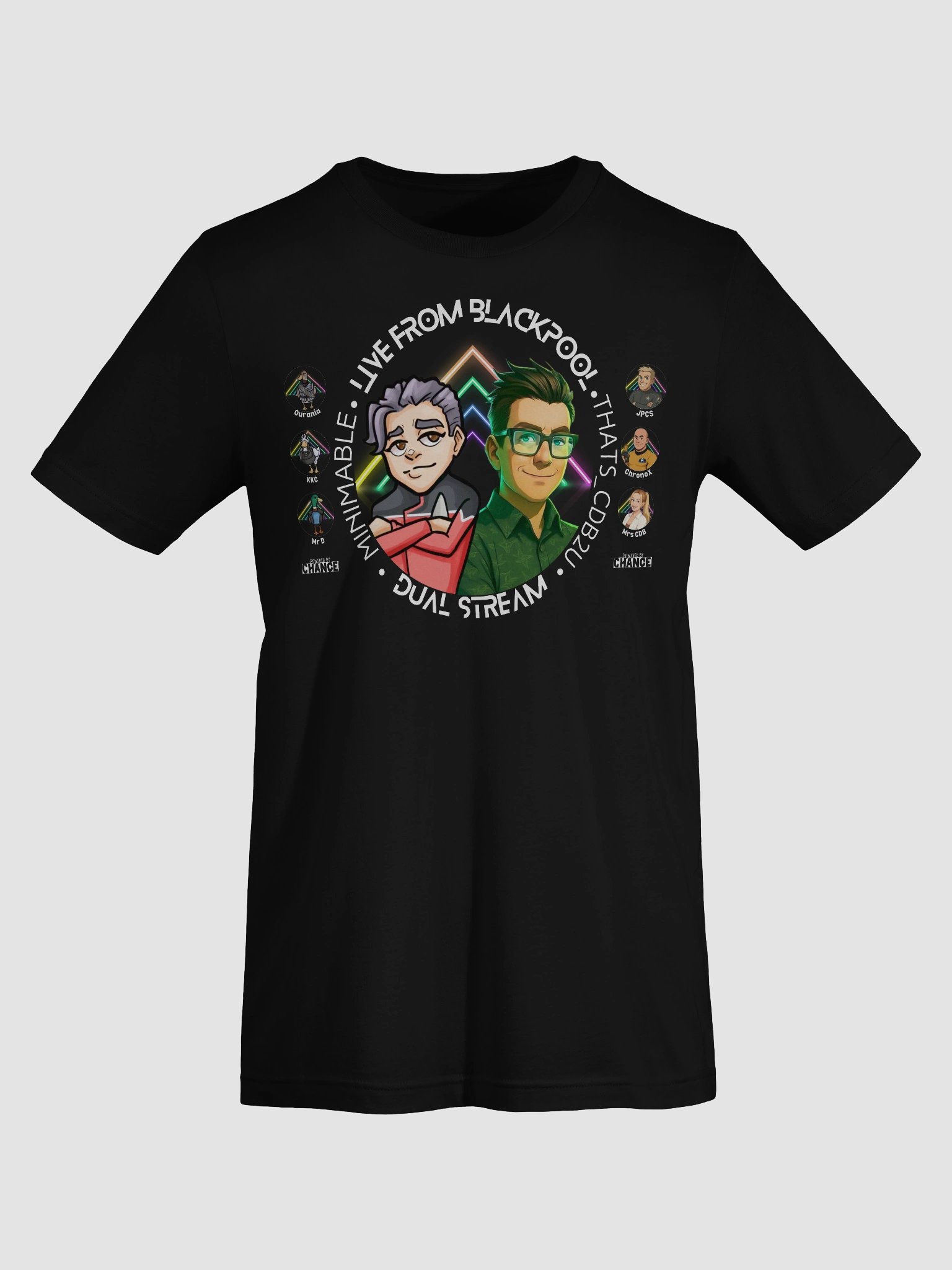 “Live in Blackpool” Duo Stream Tee Dark — Minimable x That’s_CDB2U Edition product image (61)