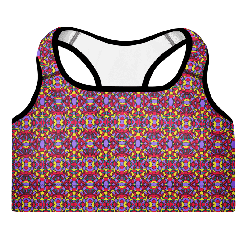 Retro Circus Ticket – All-Over Print Women’s Sports Bra for Yoga, Gym, and Fitness product image (15)