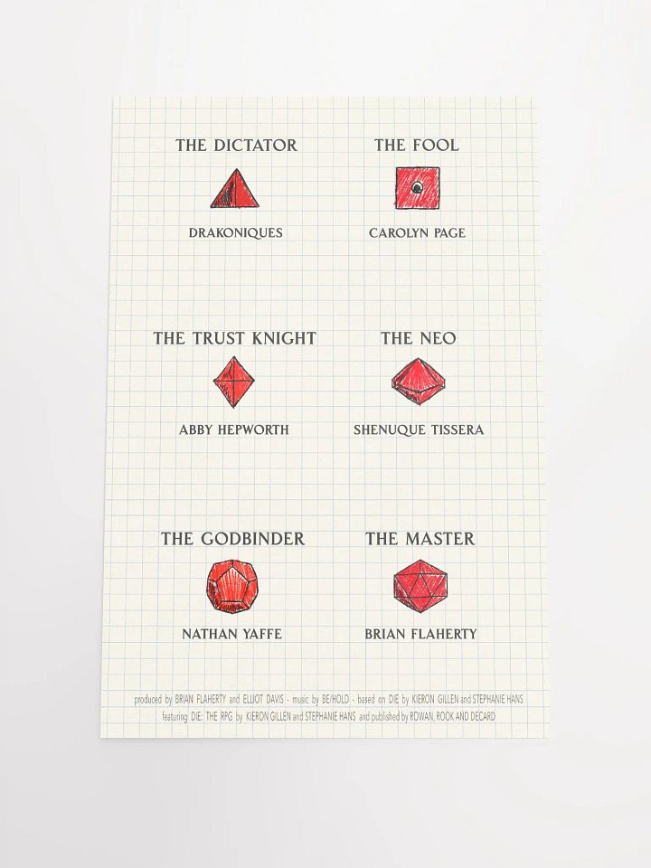The Paragons - DIE Poster product image (1)