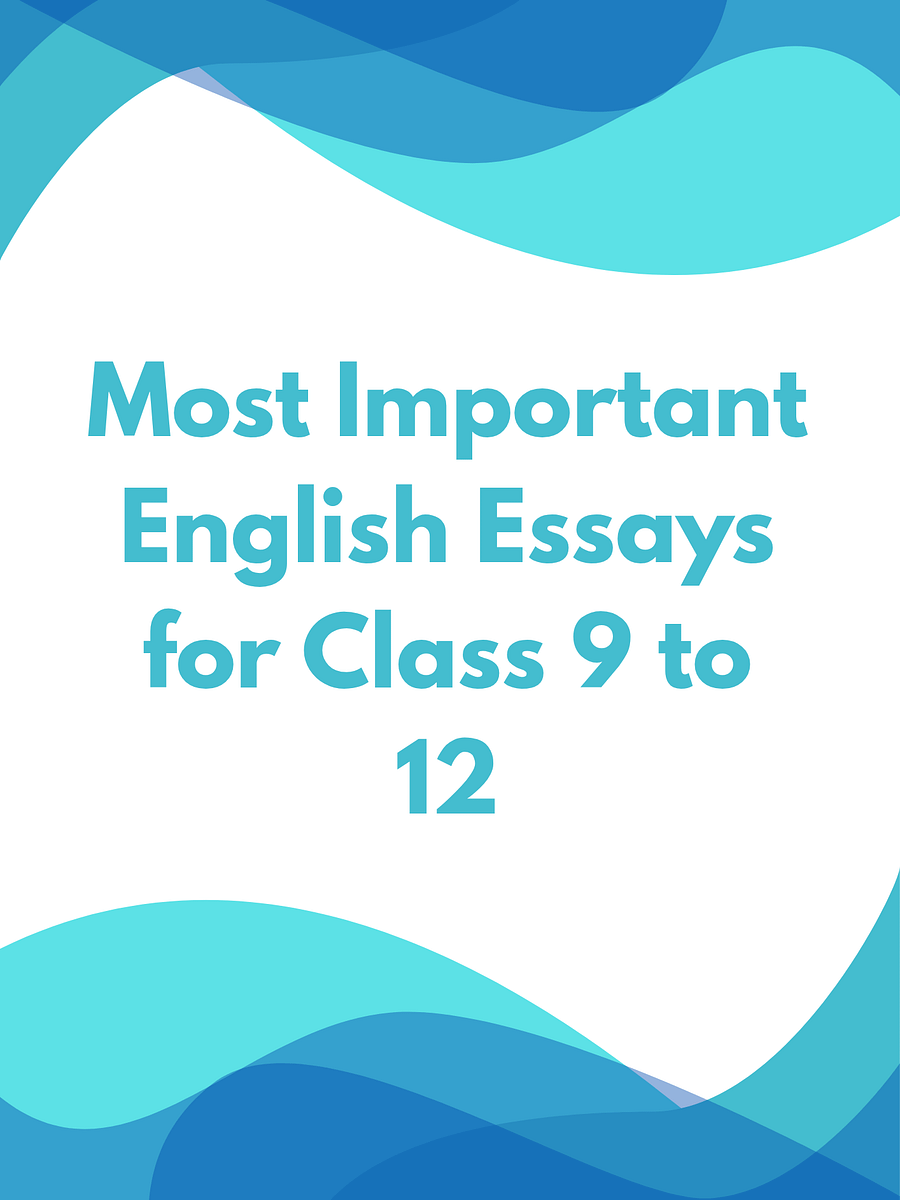 Most Important English Essays for Class 9 to 12 product image (1)