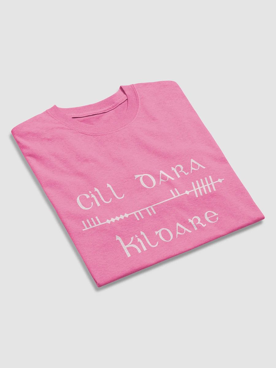 Kildare/Cill Dara Scholastic style Ogham printed T-shirt product image (10)