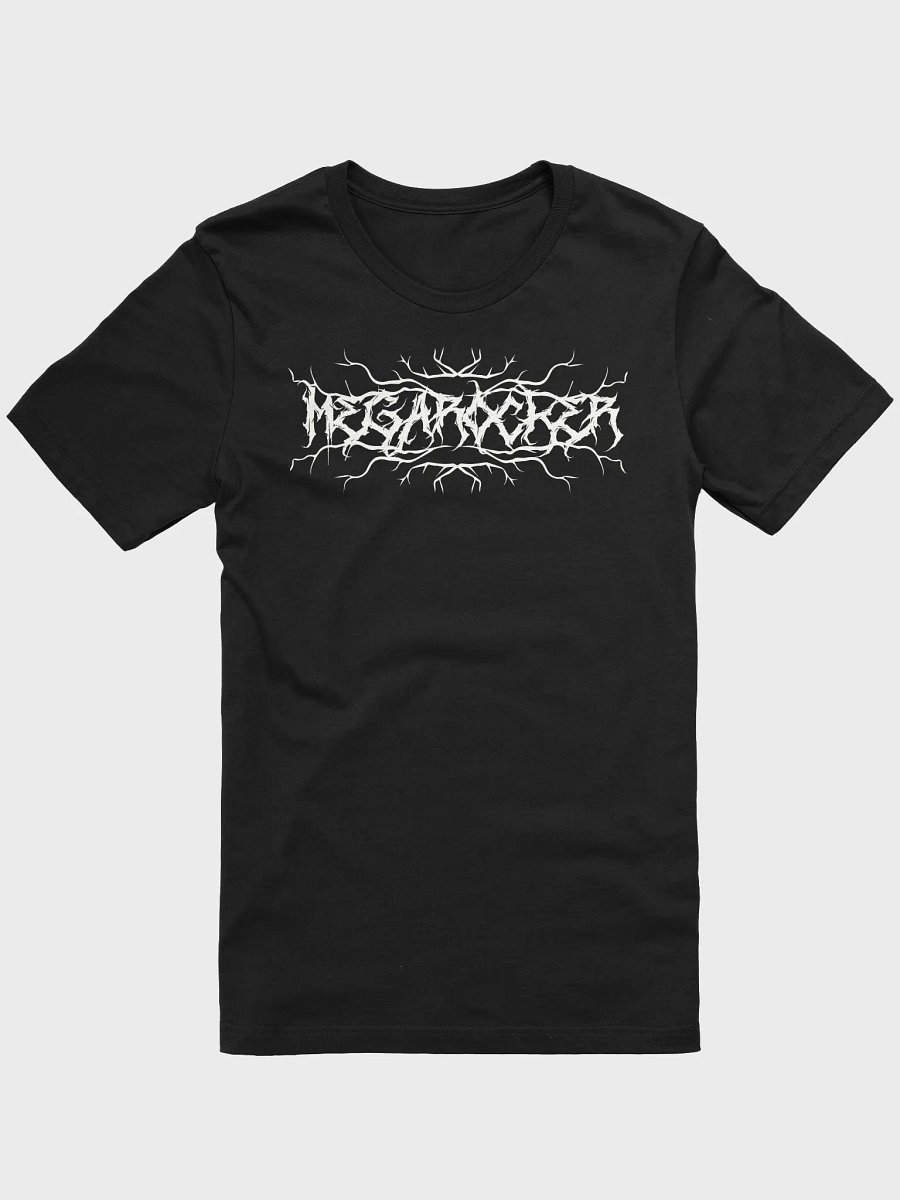 MegaRocker White Death Metal Logo Tee product image (1)