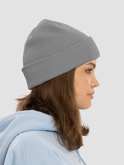 Photo showing Atlantis Organic Ribbed Beanie