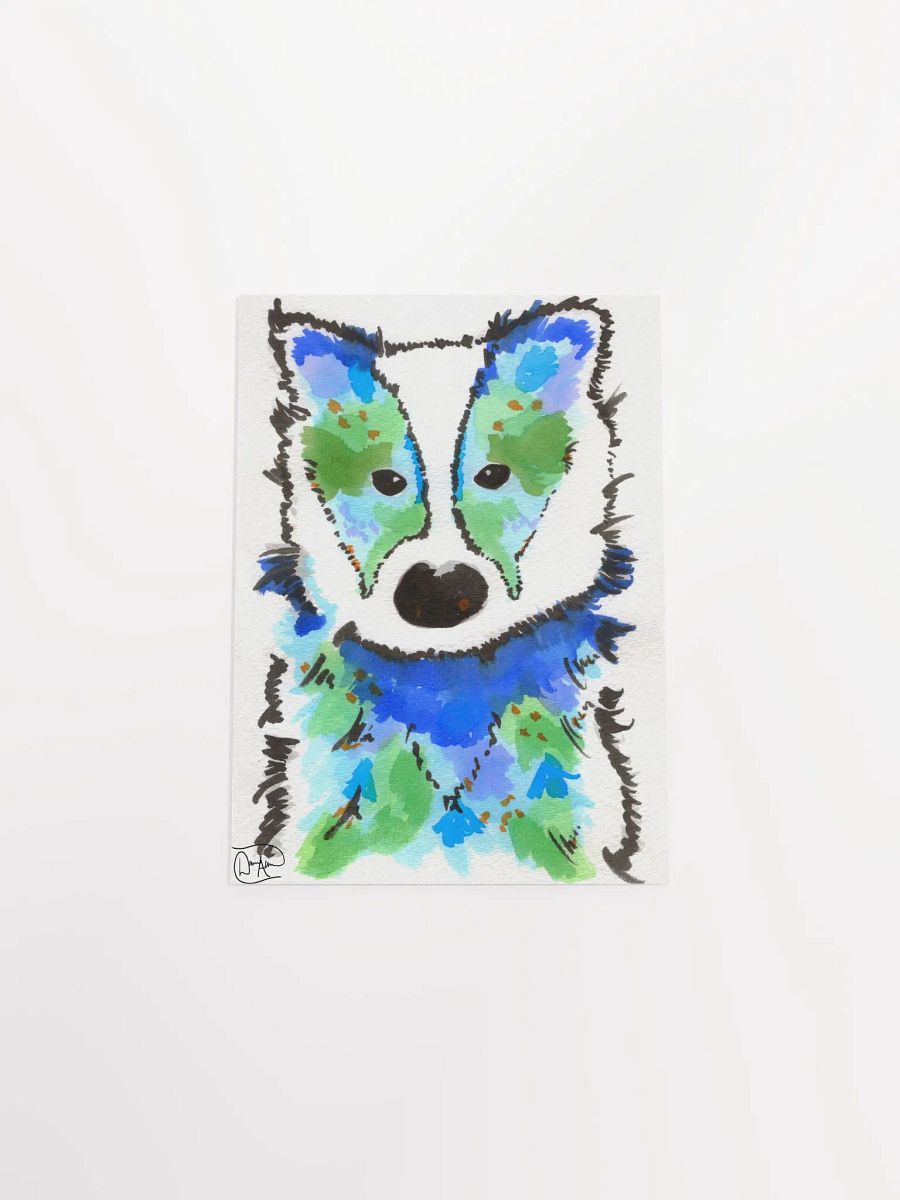 Honey Badger Watercolour Print product image (4)