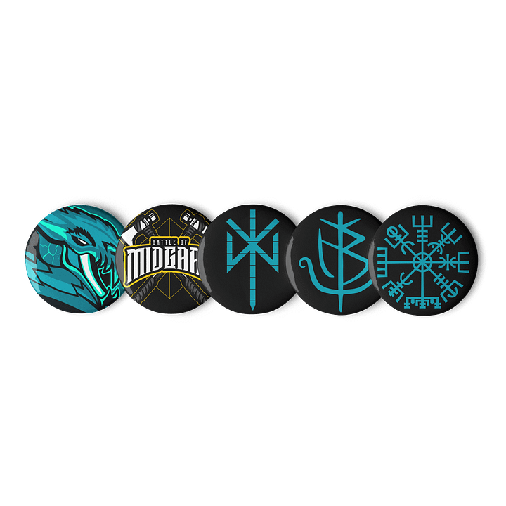 NIFLHEIM SEA DRAGONS BADGE SET product image (1)