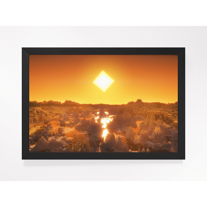 Framed Ice Plains Matte Poster product image (1)