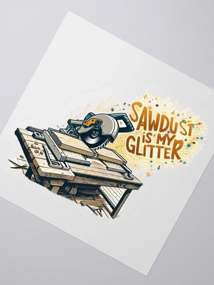 Sawdust Is My Glitter - Sticker product image (2)