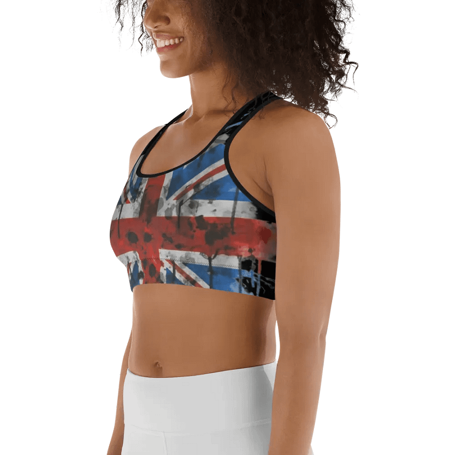 Urban Graffiti Union Jack Sports Bra product image (6)