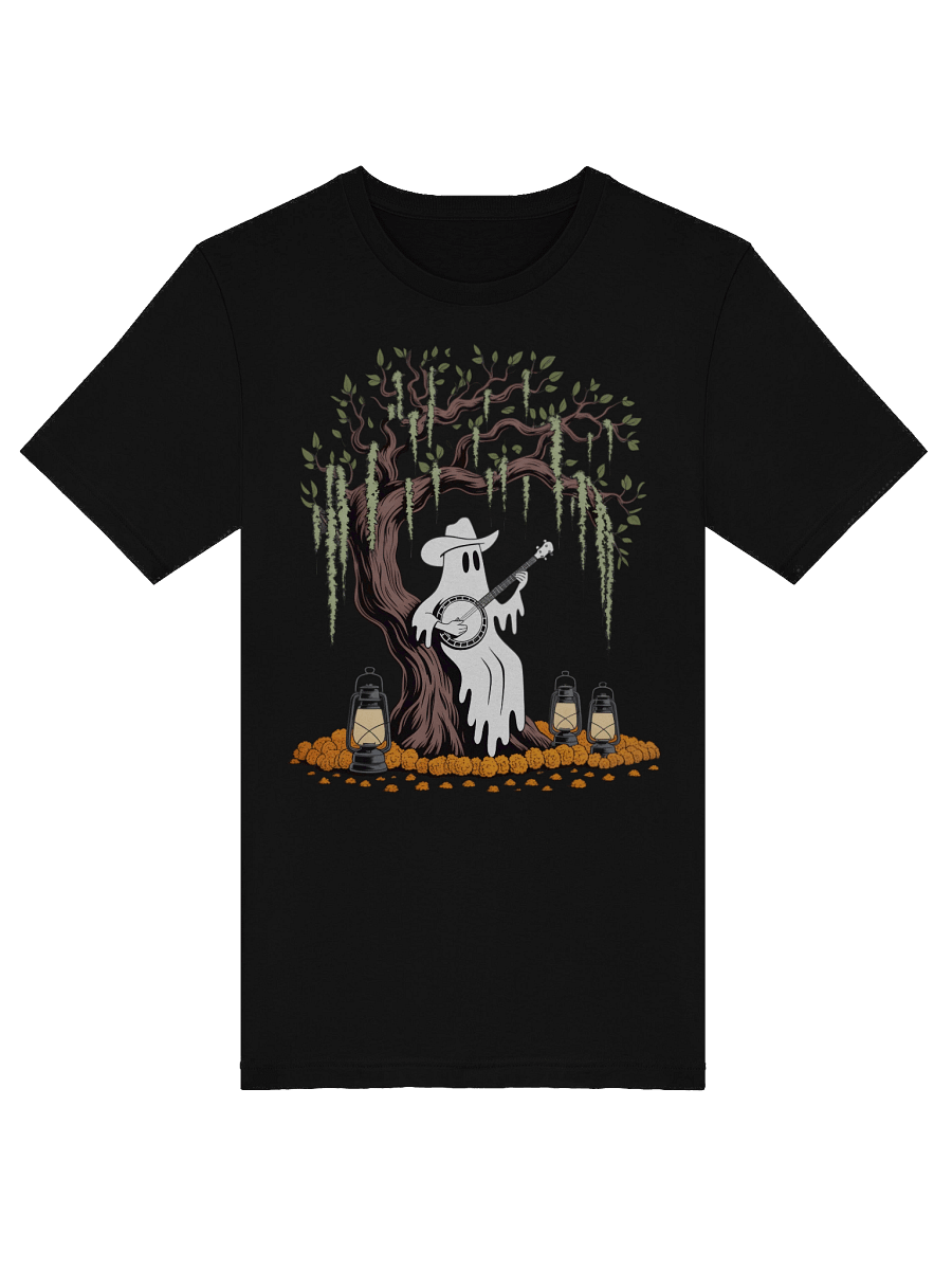 Spooky Serenade Ghost Banjo T-Shirt product image (9)