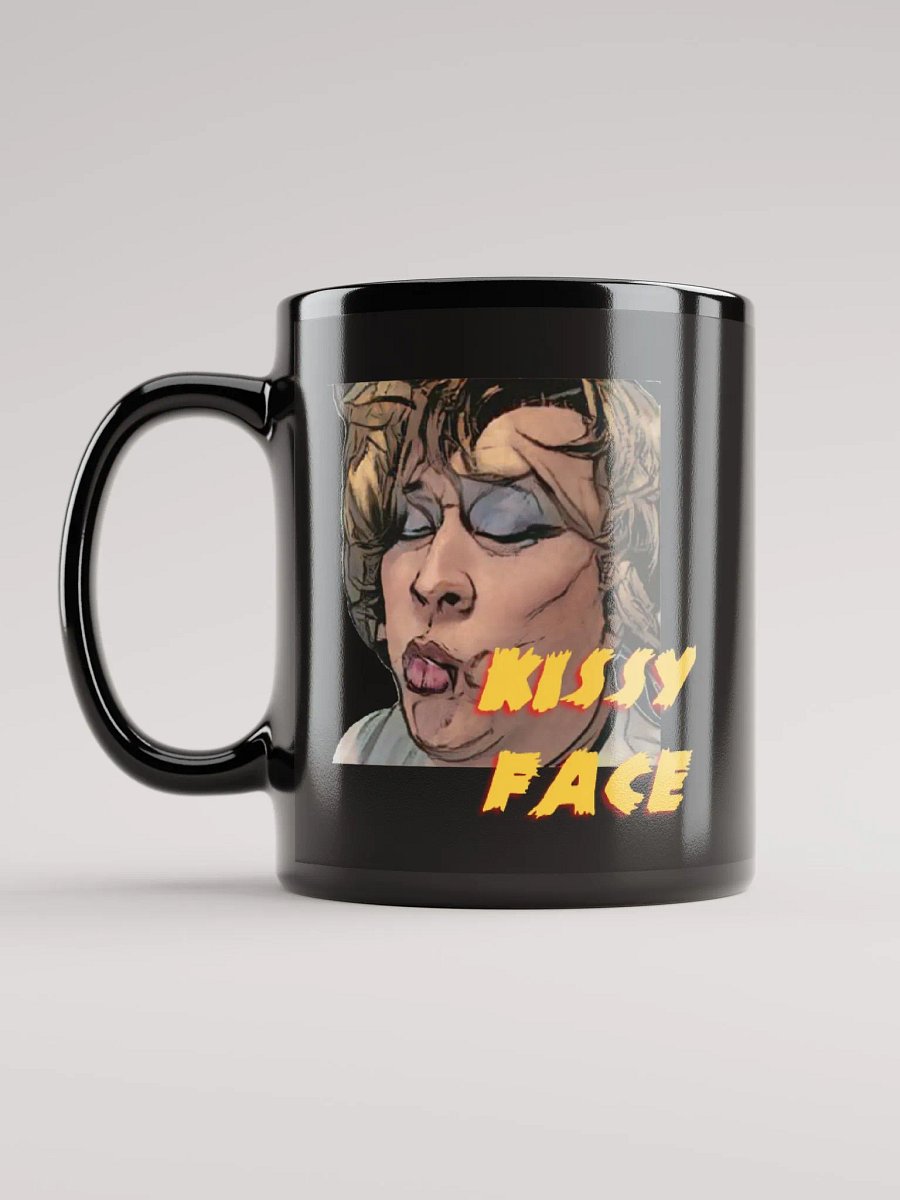 Kissy Face on a Black Mug product image (6)