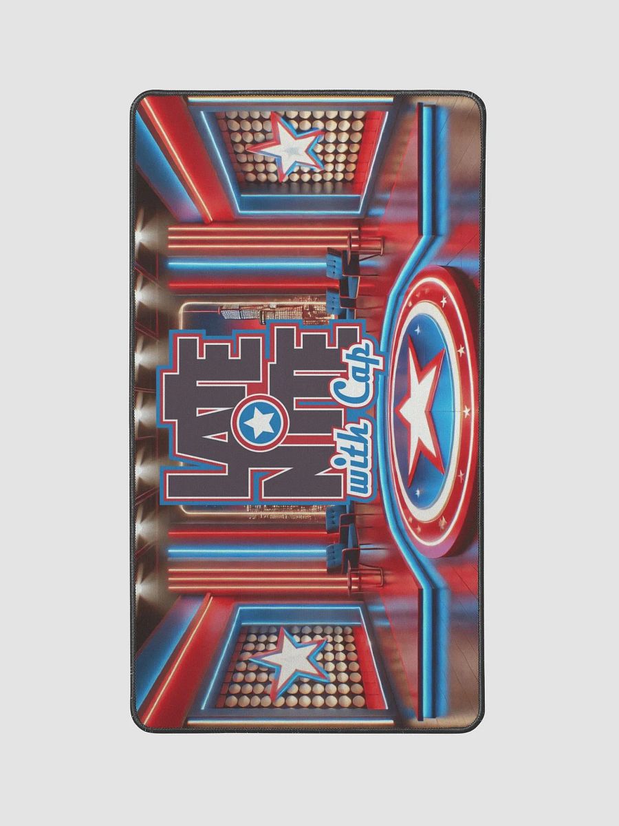 Late Night with Cap Desk Mat - 12"x22" product image (2)