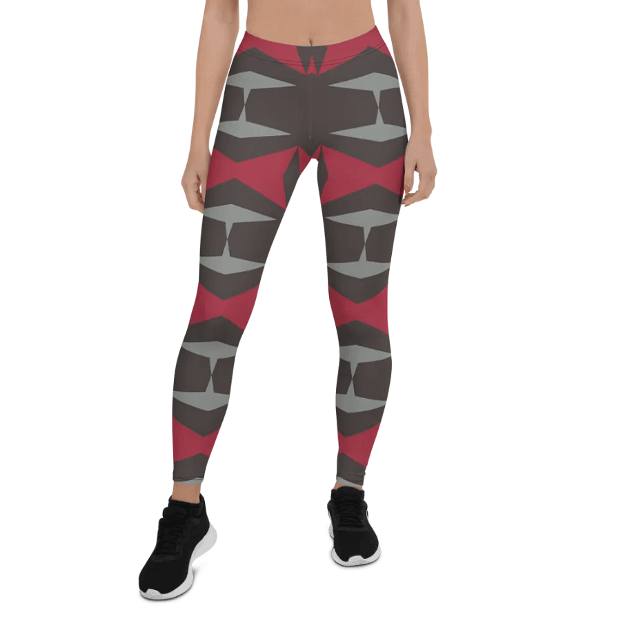 Geometric Elegance All-Over Leggings product image (1)