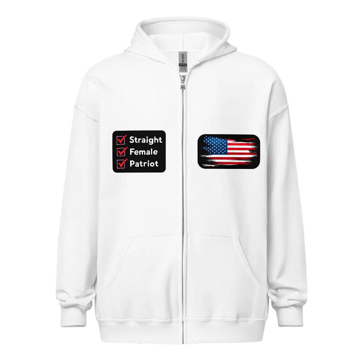 Zip Hoodie: Female Checklist product image (2)
