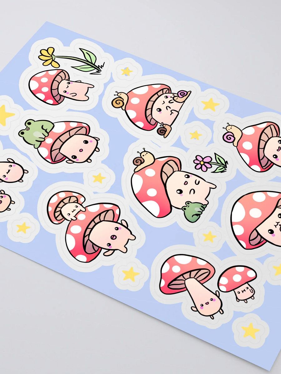 Whimsical Mushroom and Friends Sticker Sheet product image (3)