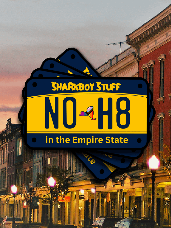 NO H8 License Plate Sticker product image (2)