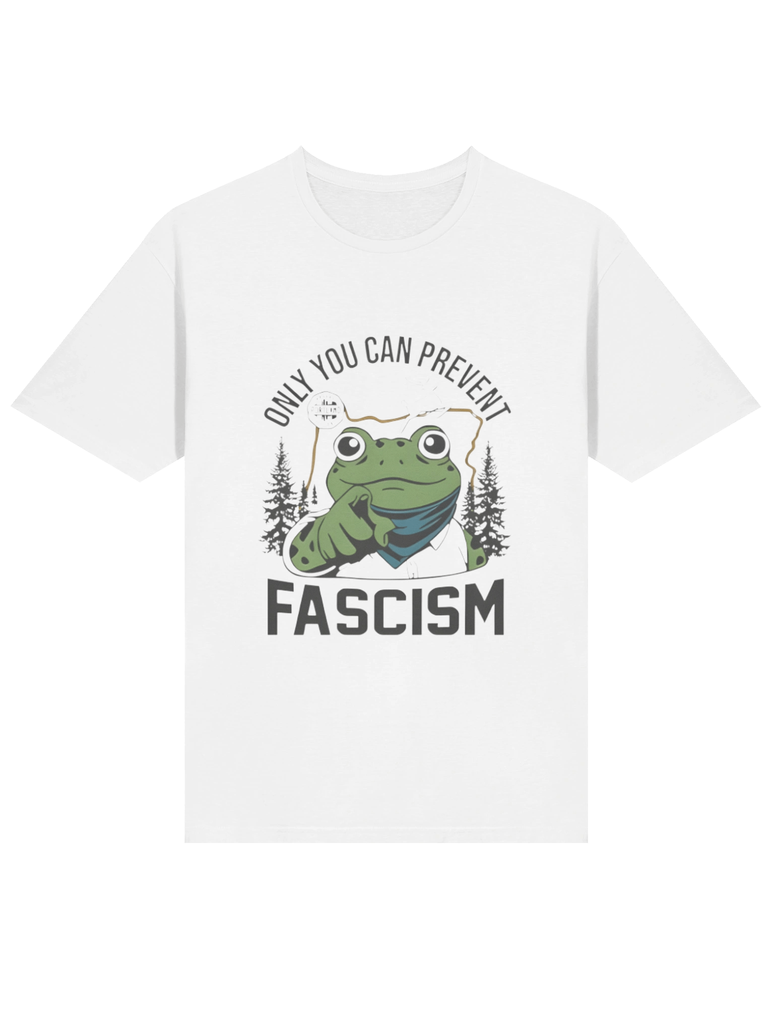 Only You Can Prevent Fascism Portland Frog Shirt product image (9)