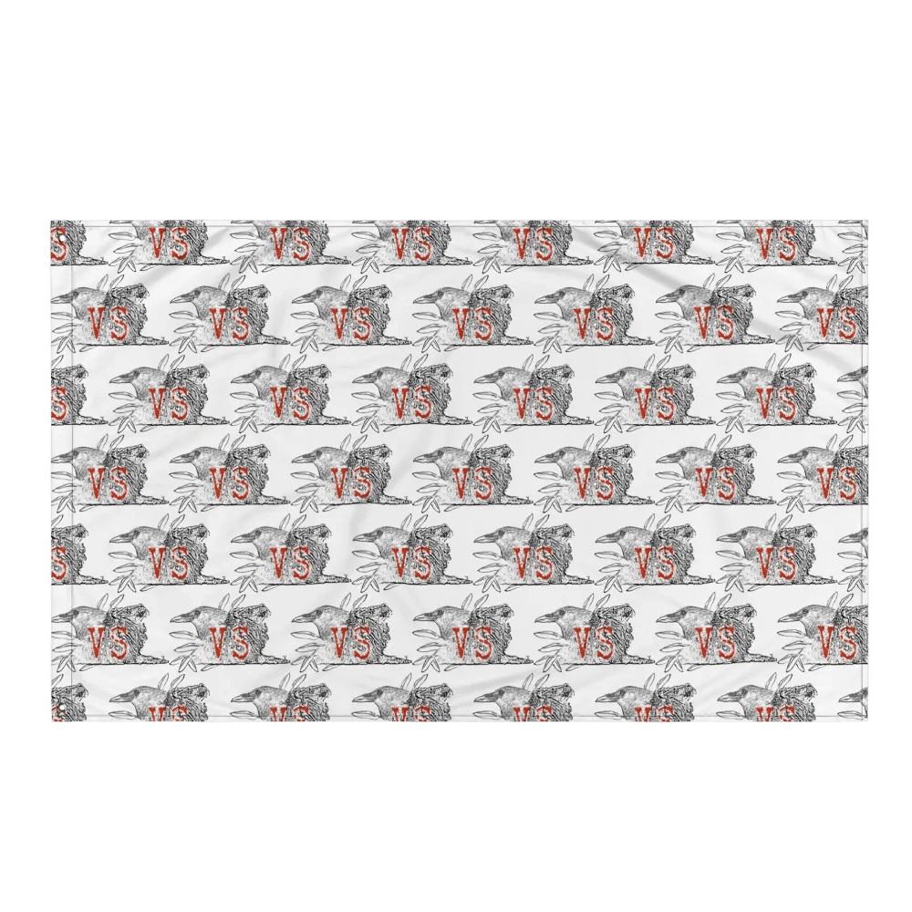 Crow vs Lion Flag product image (3)
