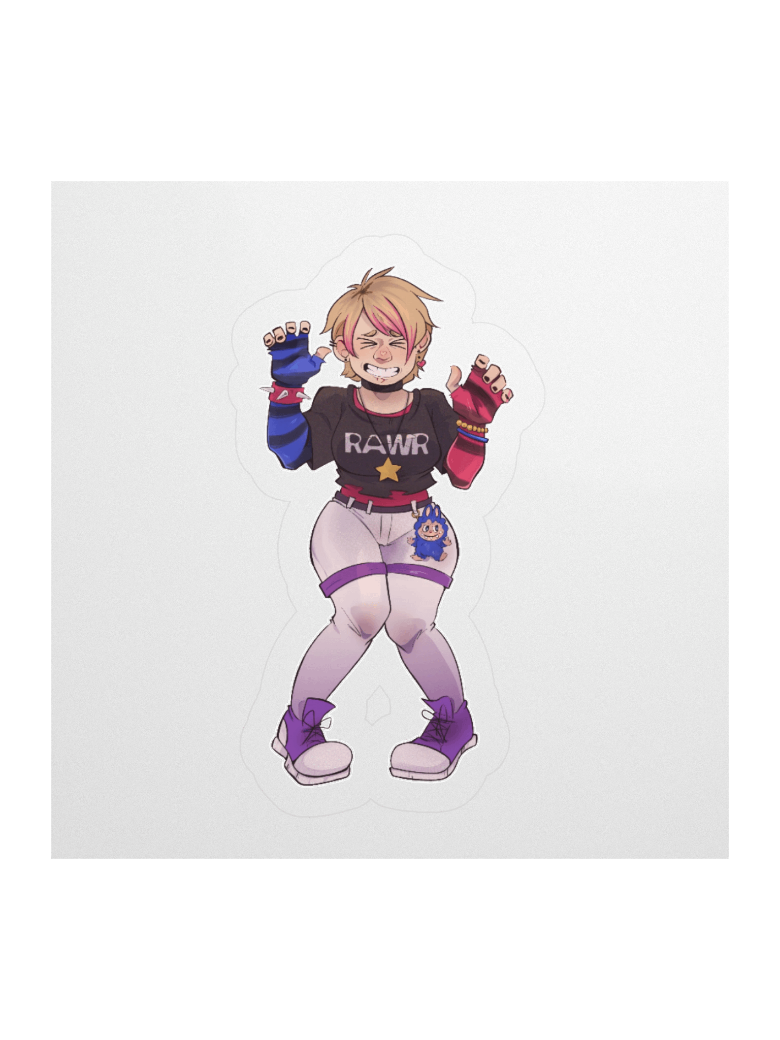 Uhm . . . Rawr! XD Sticker product image (1)
