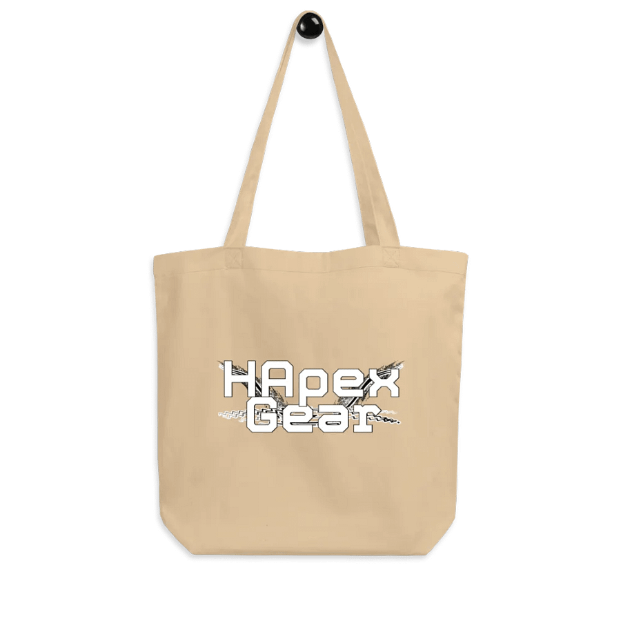 White HApex Gear Black Logo - Eco-Friendly Tote Bag product image (6)