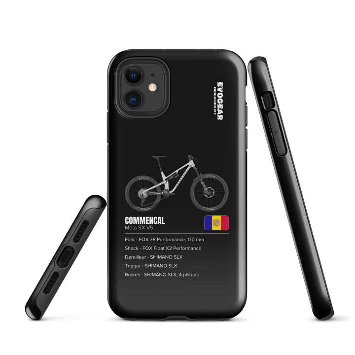 Black Commencal Meta SX V5 iPhone Case product image (1)