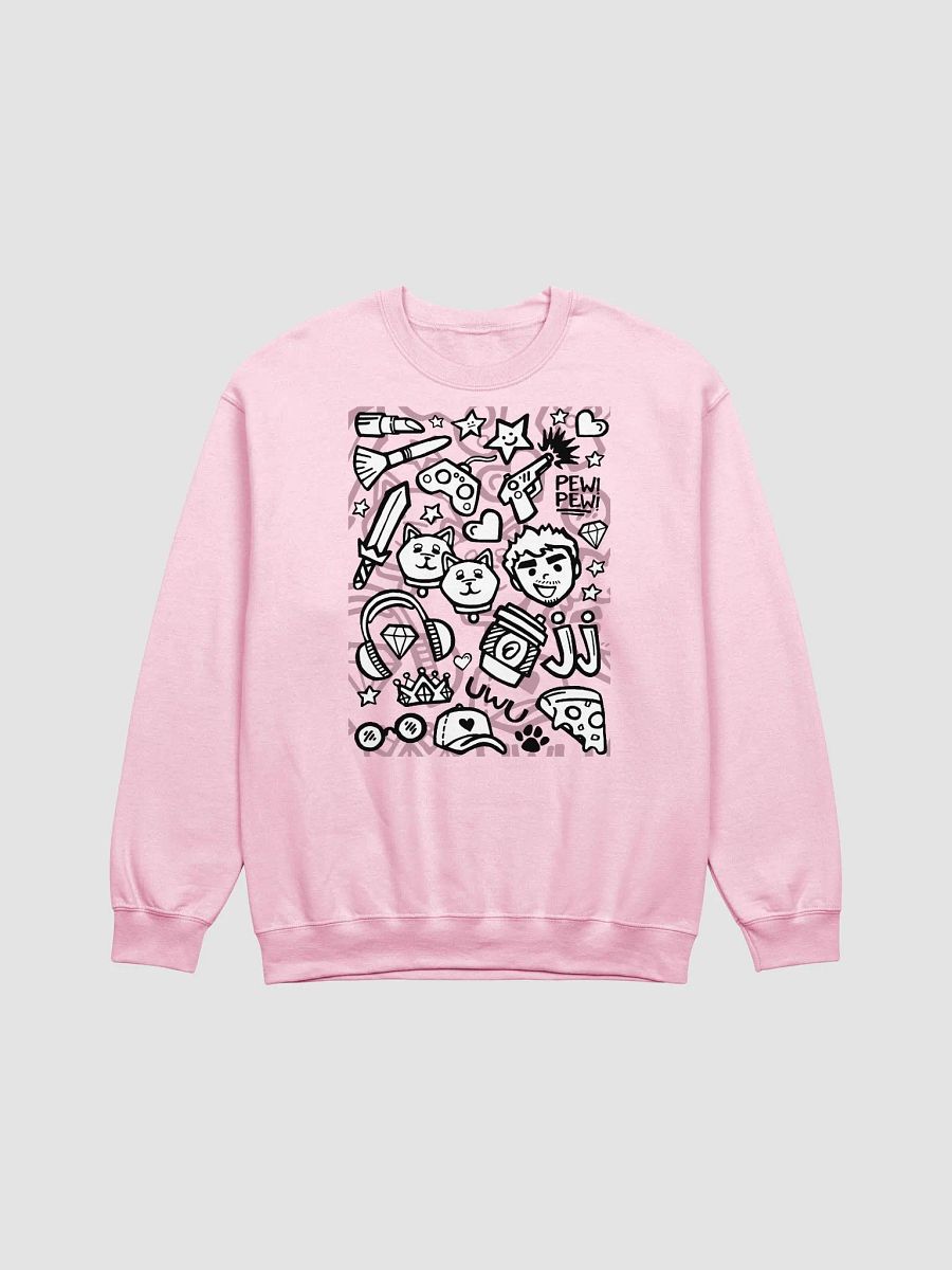 J-Doodle Sweatshirt (Pink) product image (2)