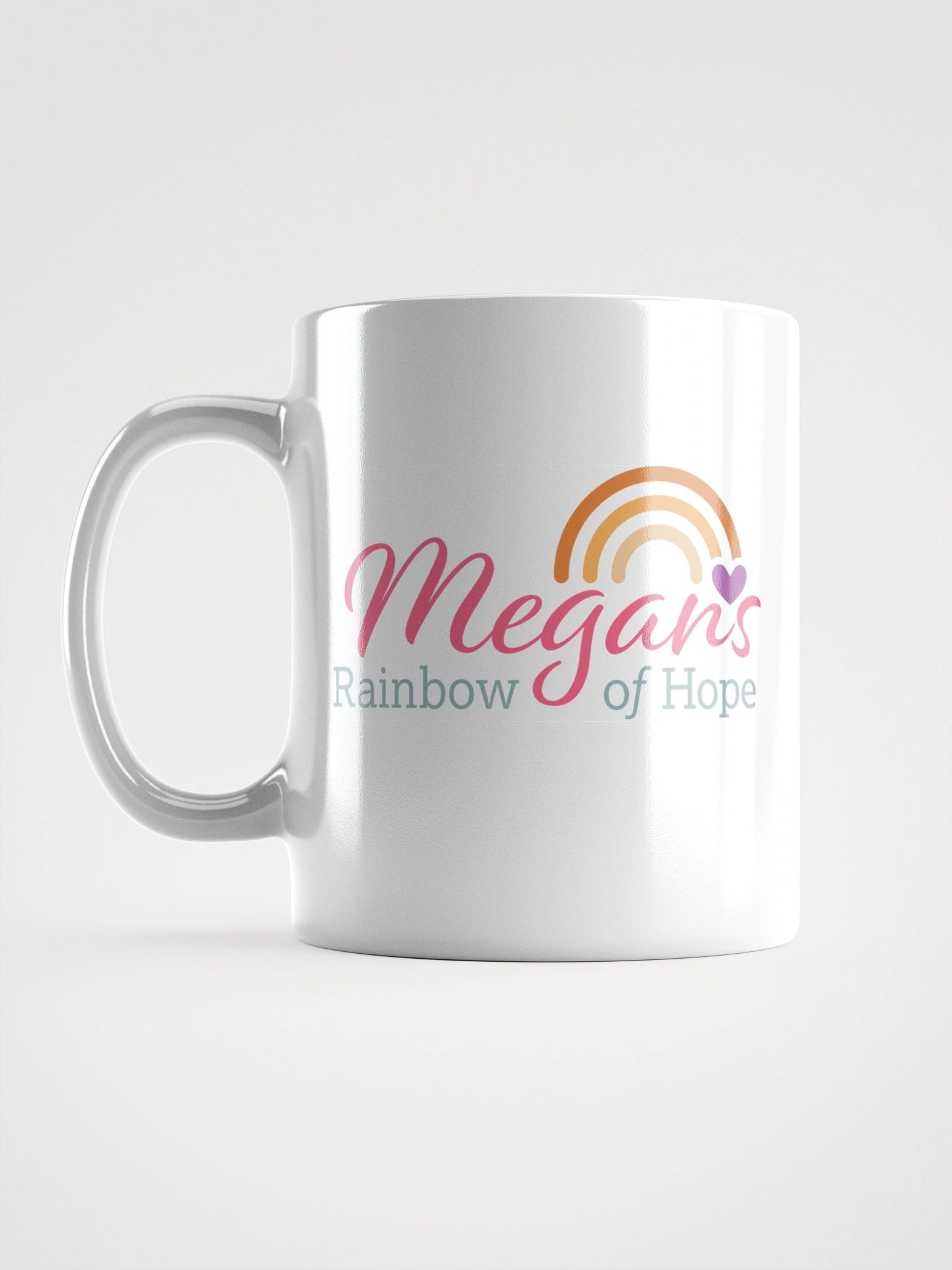 Megan's Rainbow of Hope White Mug product image (1)