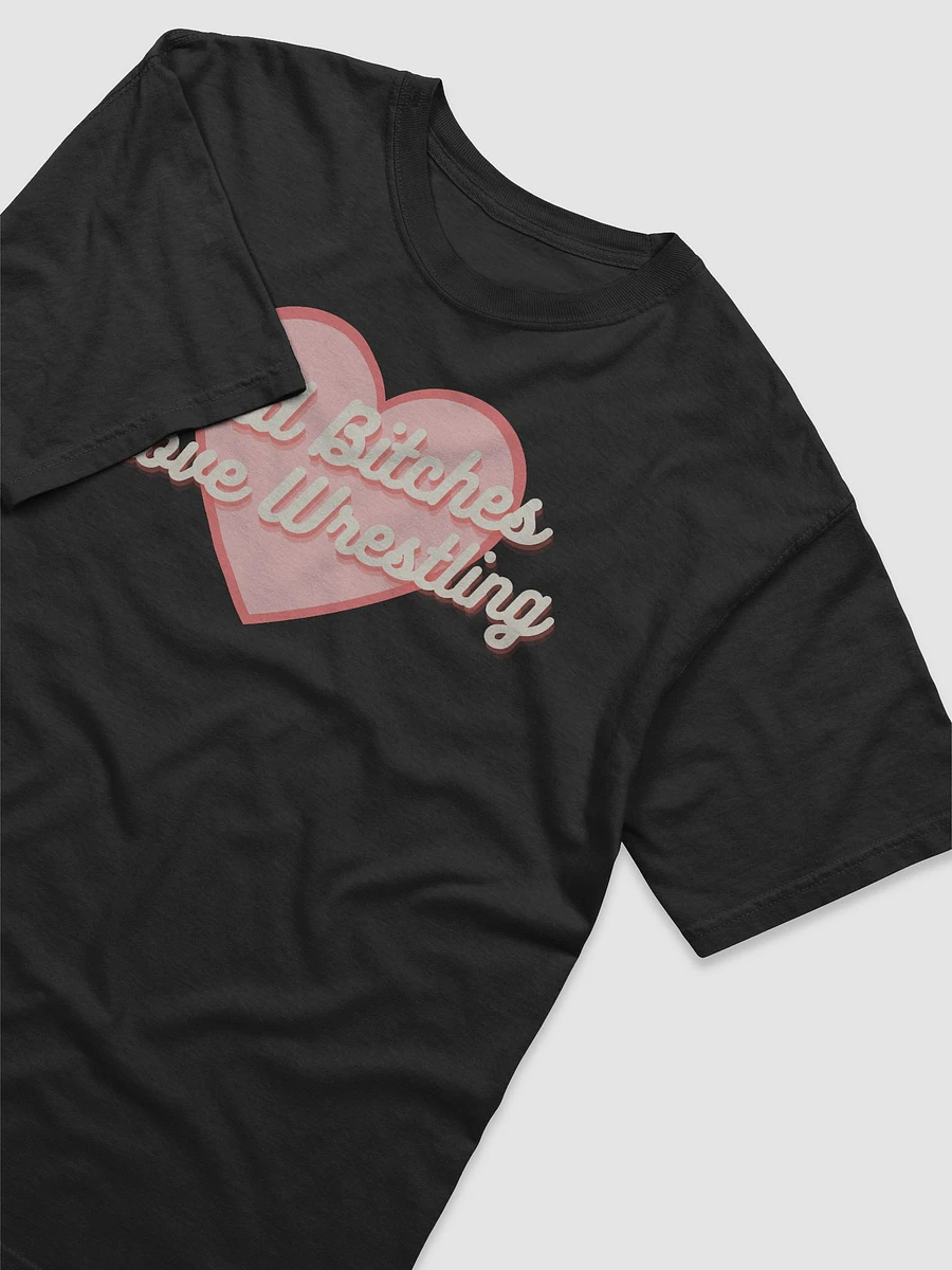 Bad Bitches Love Wrestling Short Sleeved T-Shirt product image (3)