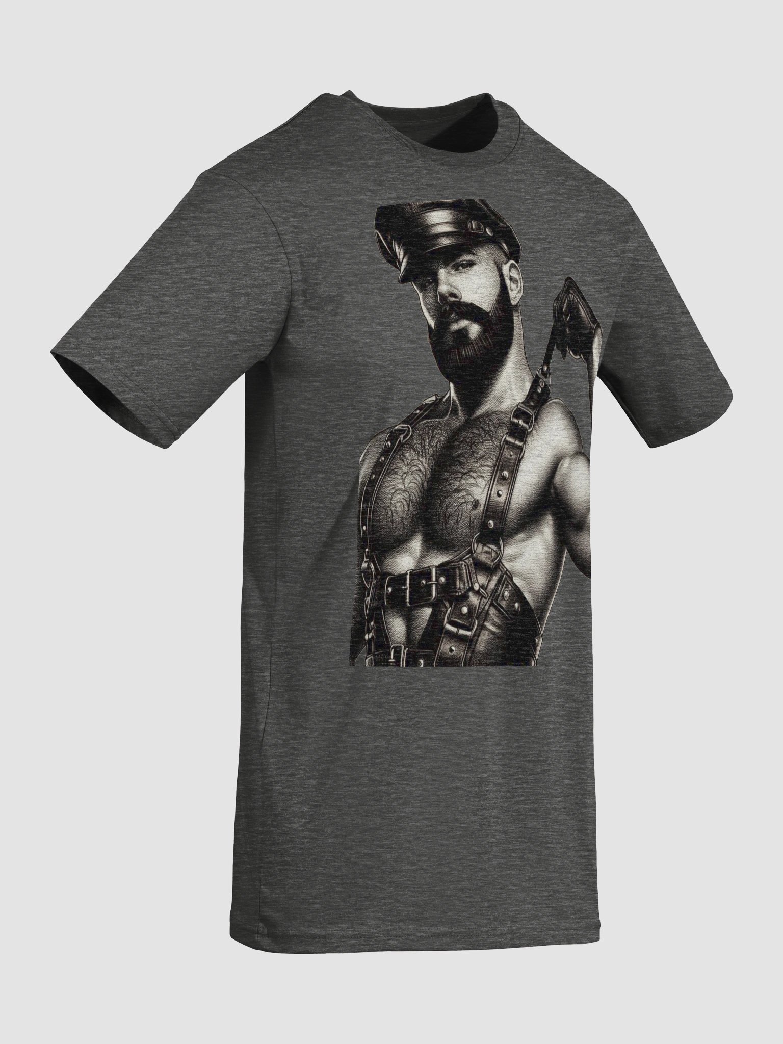 Gay Leather Bar Pride "King Daddy" Leather Bar San Francisco Pride Graphic Design Classic T Shirt product image (8)