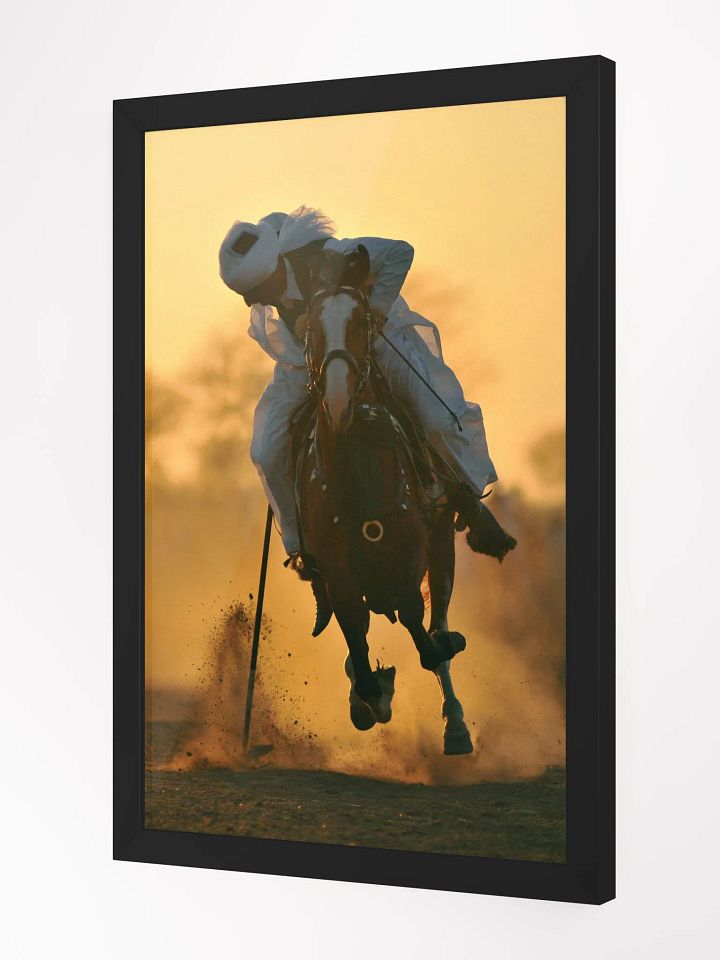 Golden Hour Gallop Framed Poster product image (2)