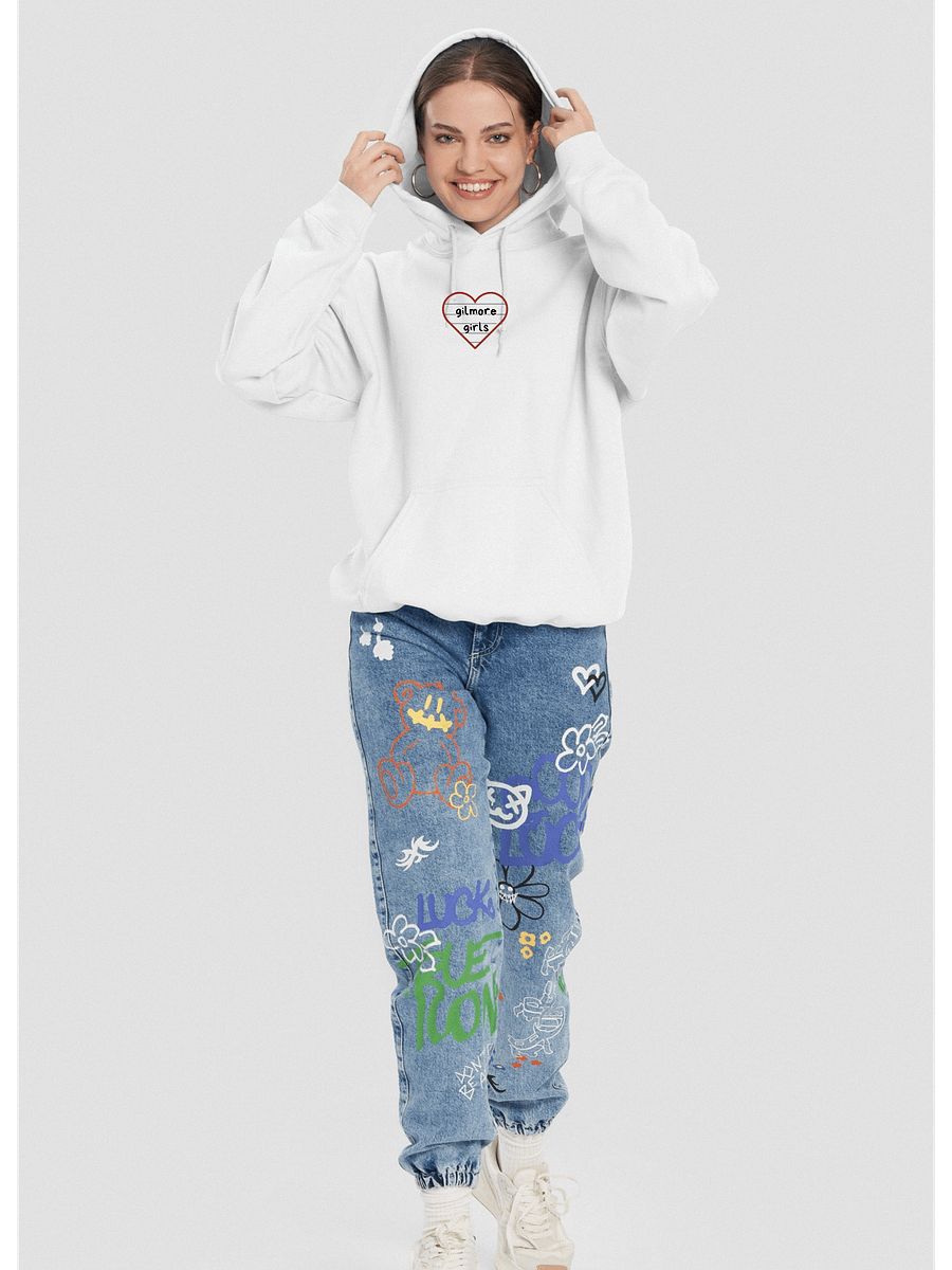 Gilmore Girls Heart Embroidered hoodie product image (4)