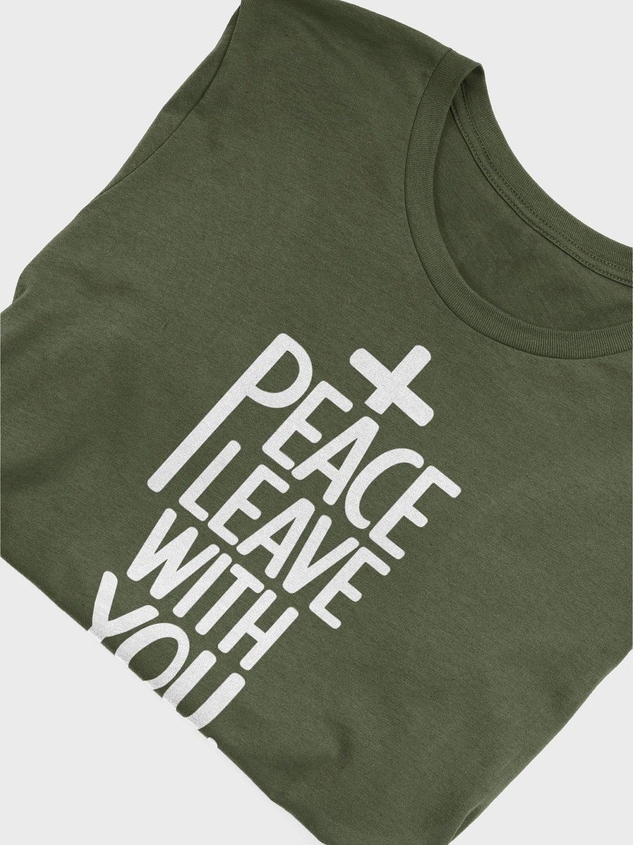Peace I Leave with You – John 14:27 Bible Verse Bella+Canvas Supersoft T-Shirt product image (5)