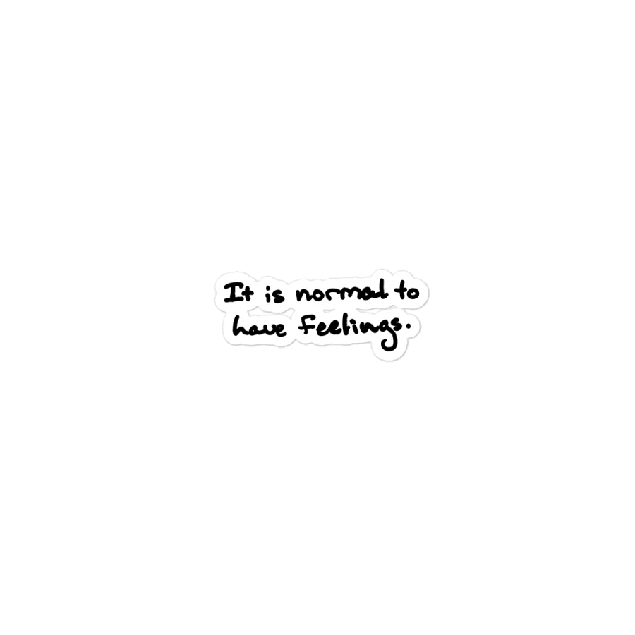 It is normal to have feelings. magnet product image (1)
