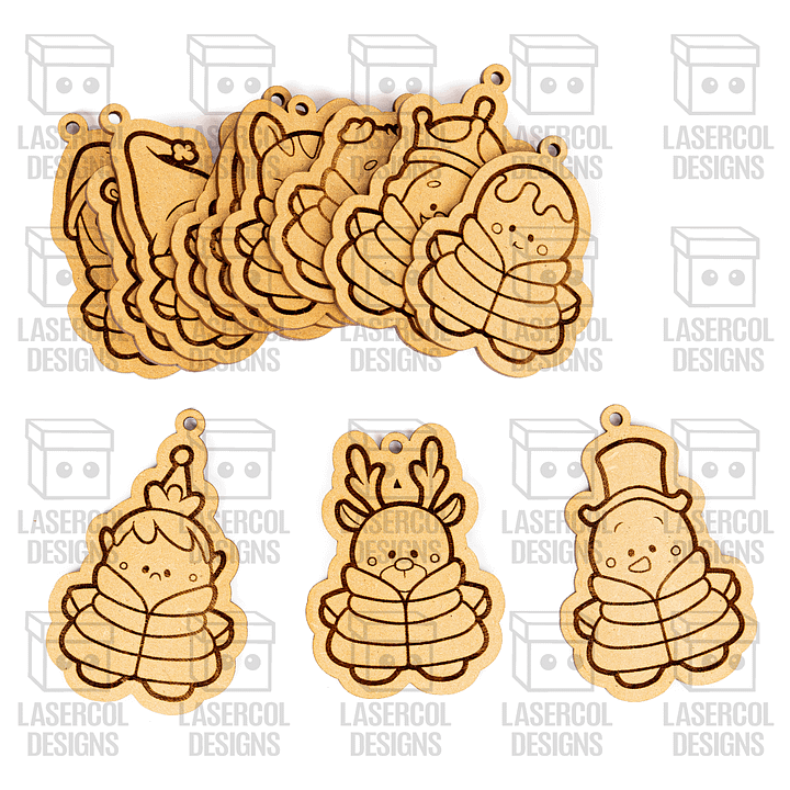 Christmas Ornaments - Laser Cut Files product image (2)
