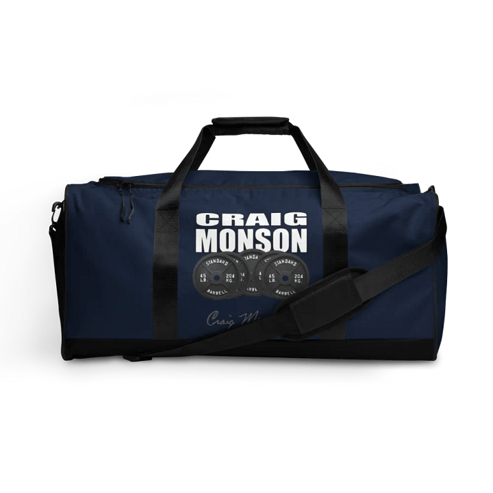 Craig Monson Barbell Signature Collection Navy Blue Gym Bag product image (1)