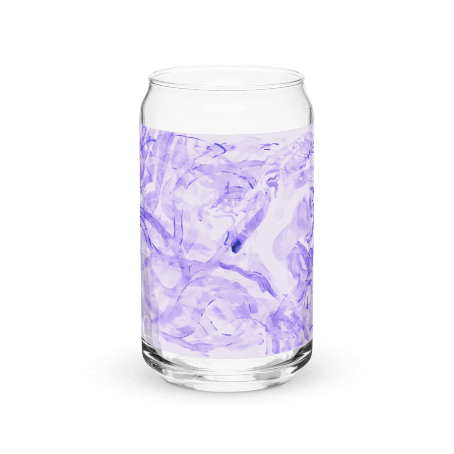 WRAPPED IN HOLY SPIRIT LAVENDER GLASS CUP product image (4)