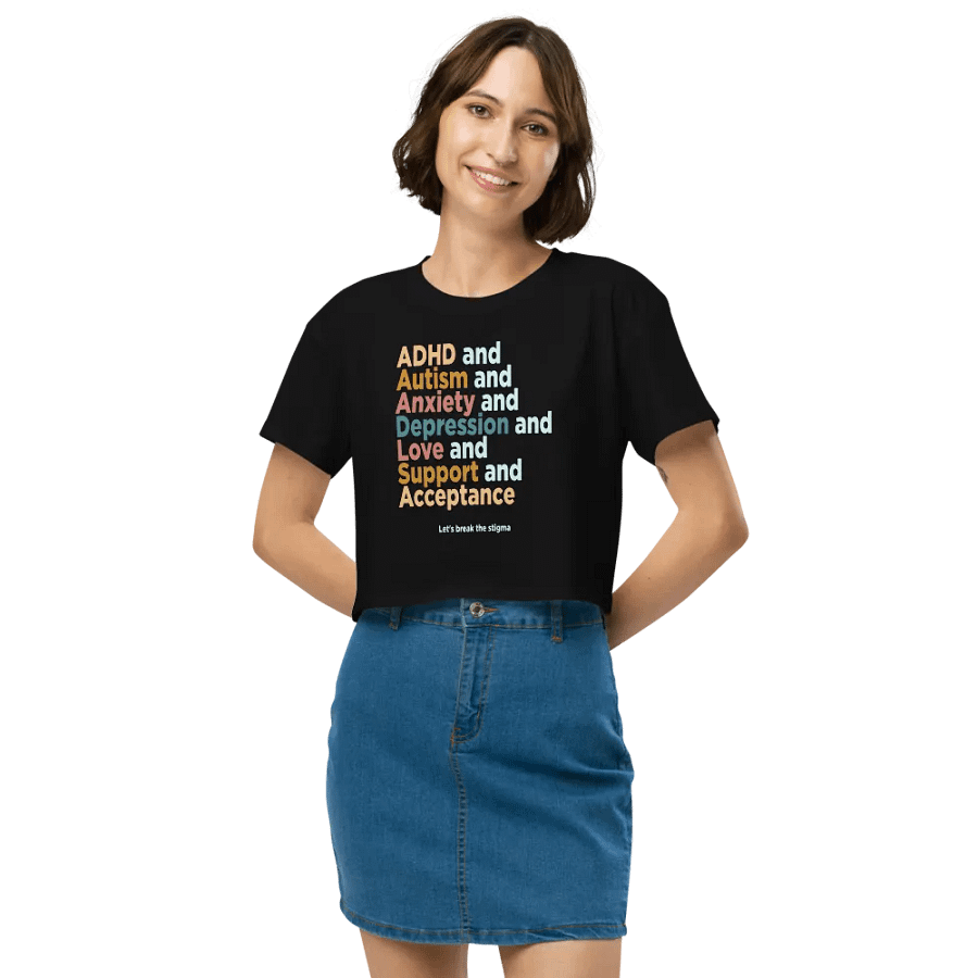 Let's Break The Stigma Crop Top product image (4)
