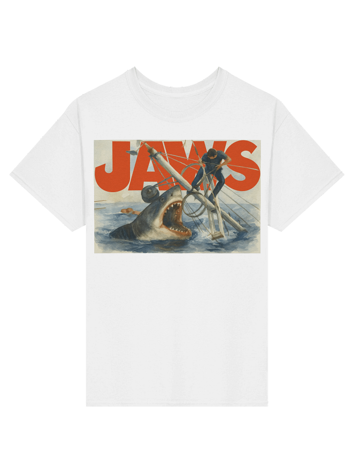 Jaws inspired Shark Showdown T-Shirt product image (1)
