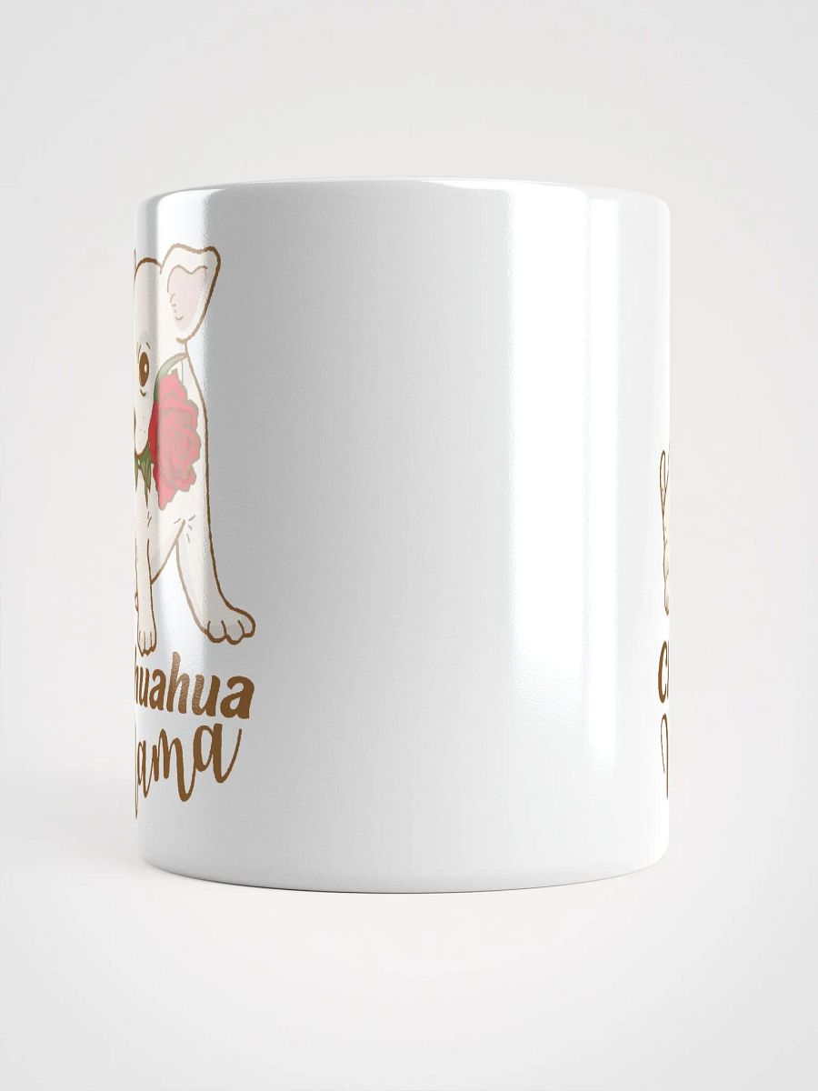 White Chihuahua Mama White Glossy Mug product image (5)
