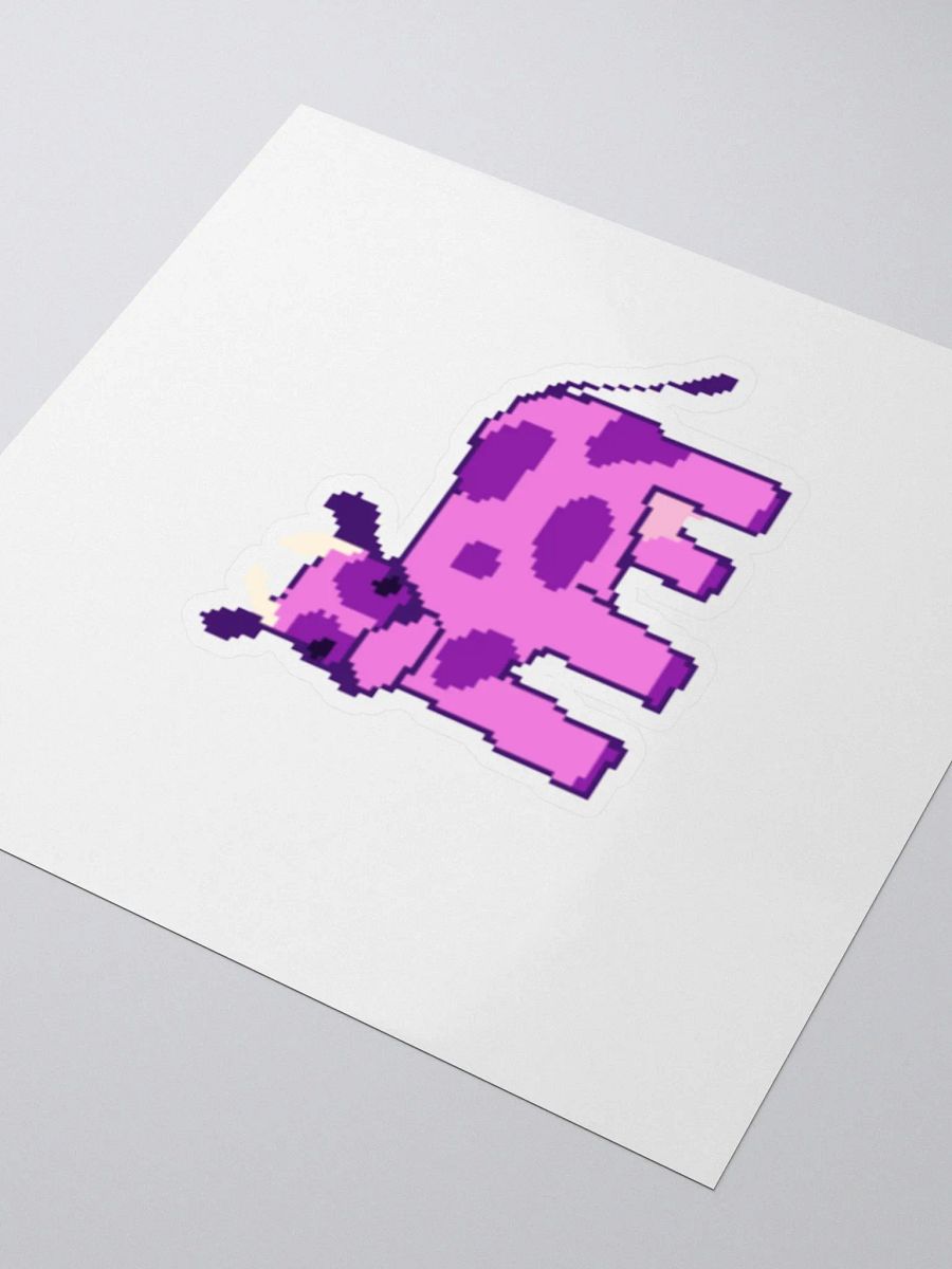 purple cow sticker product image (3)