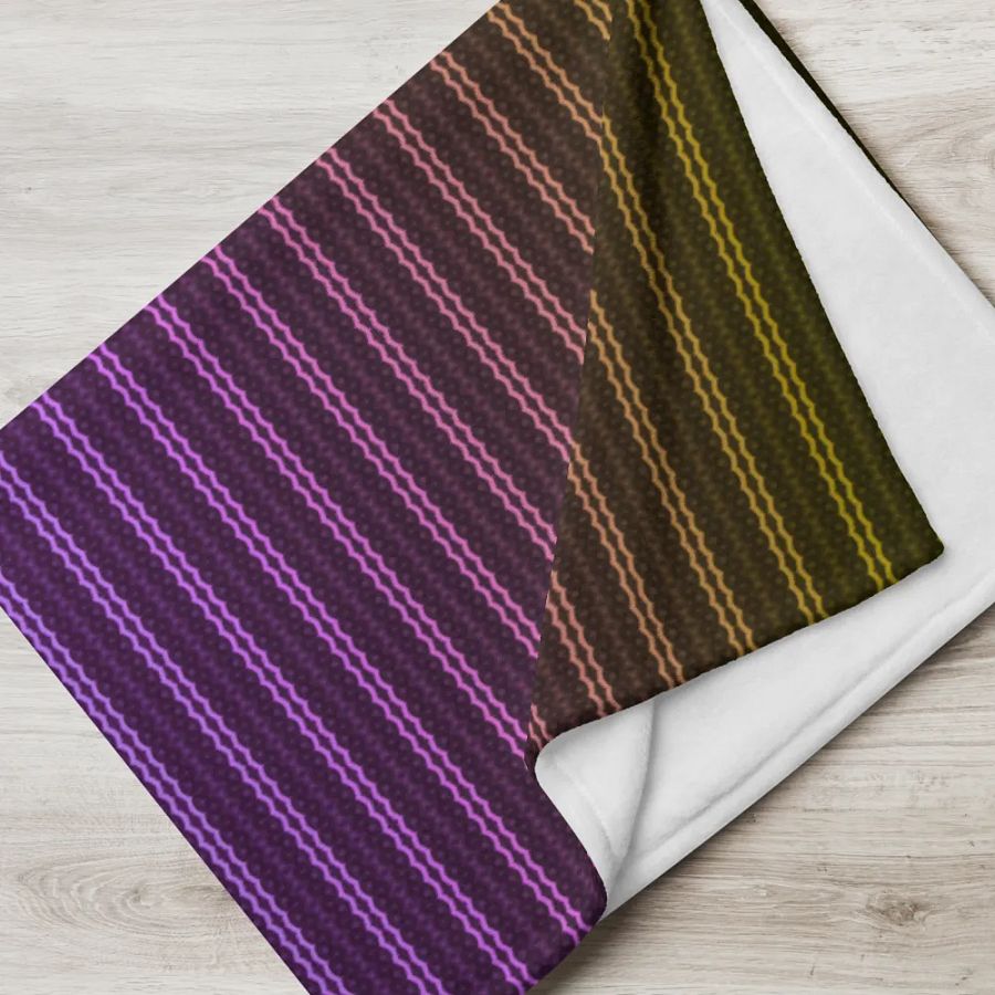 Elegant Chain Striped Throw Blanket product image (7)