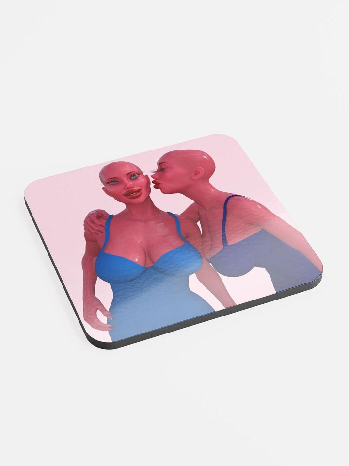 Plastic twins coaster product image (1)