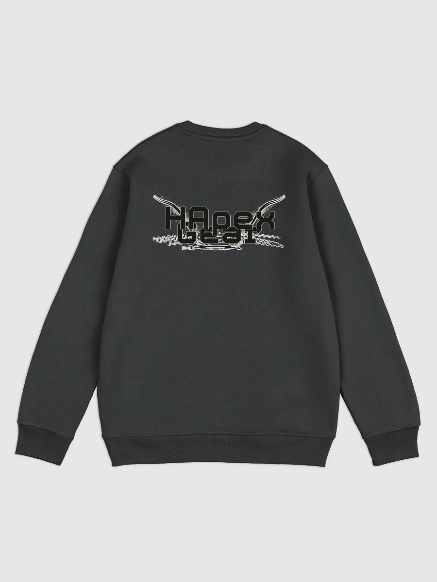 Unisex Eco Sweatshirt - Black HApex Gear Black Logo product image (2)