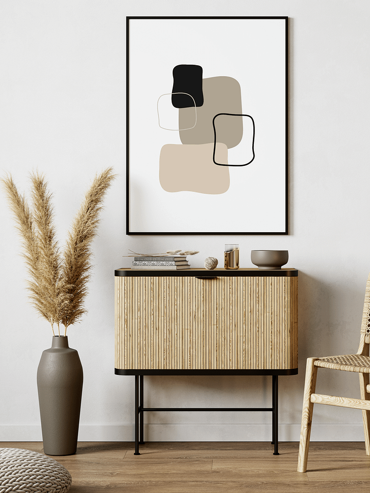 Organic Shapes Matte Poster (frame not included) product image (1)