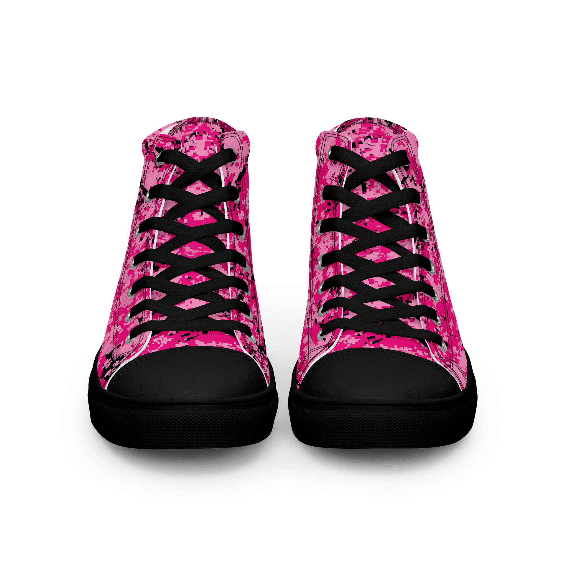 Pink Camo Retro High Tops product image (3)