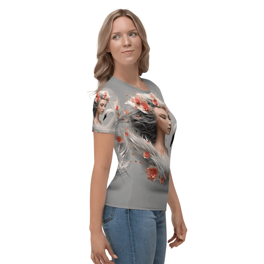Swan Girl T shirt product image (8)